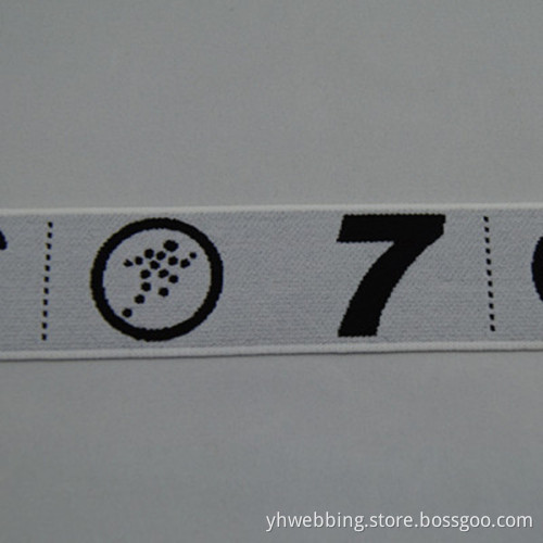 1.5 Inch 100% Nylon Elastic Jacquard Ribbon